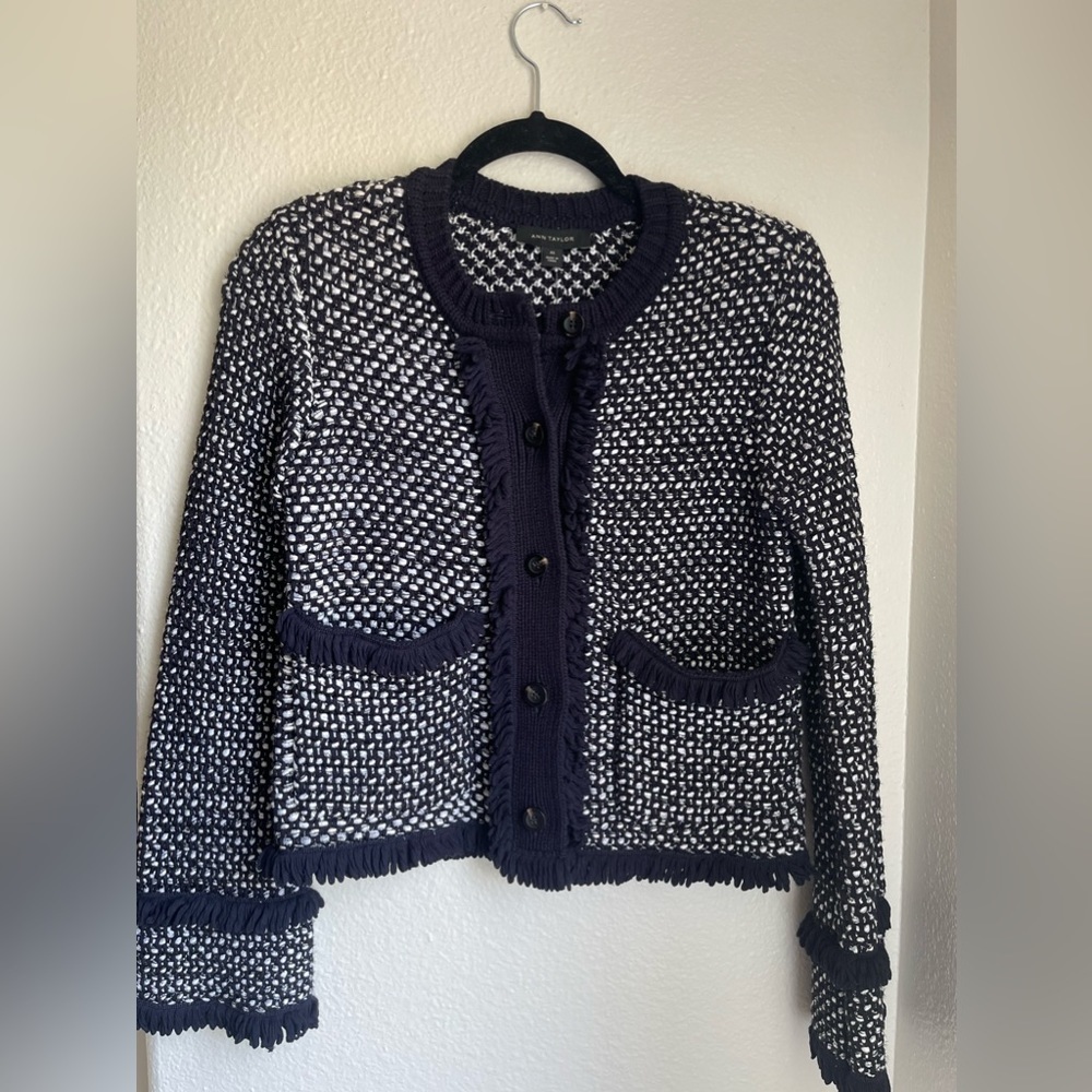 New Ann Taylor tweed blazer